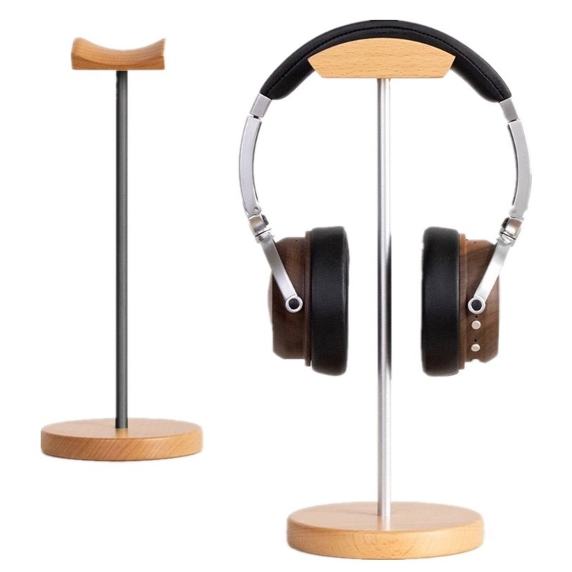 Outdoor Furniture Wooden - Supporto per Cuffie in Legno di