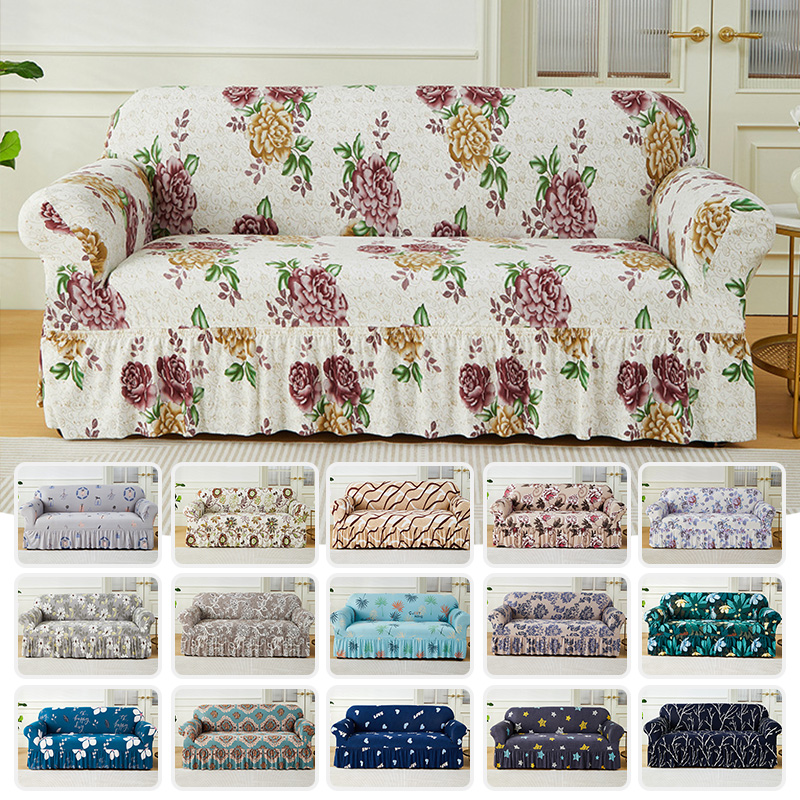 Outdoor Furniture Cover Xl - Copridivano Elasticizzato Stampato S/M/L/XL con Gonna,