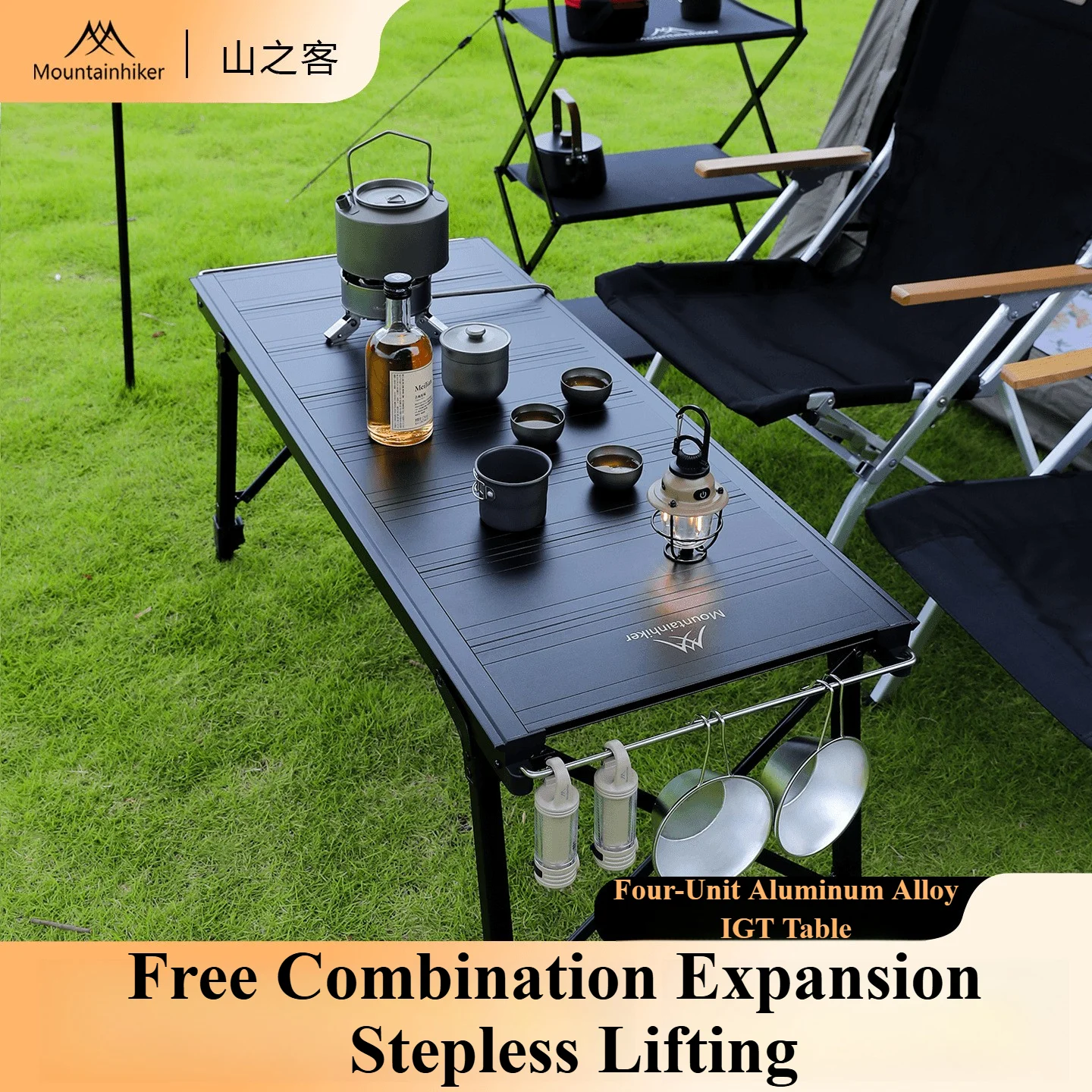 Outdoor Furniture Australia - Mountainhiker campeggio pieghevole ascensore rimovibile multi