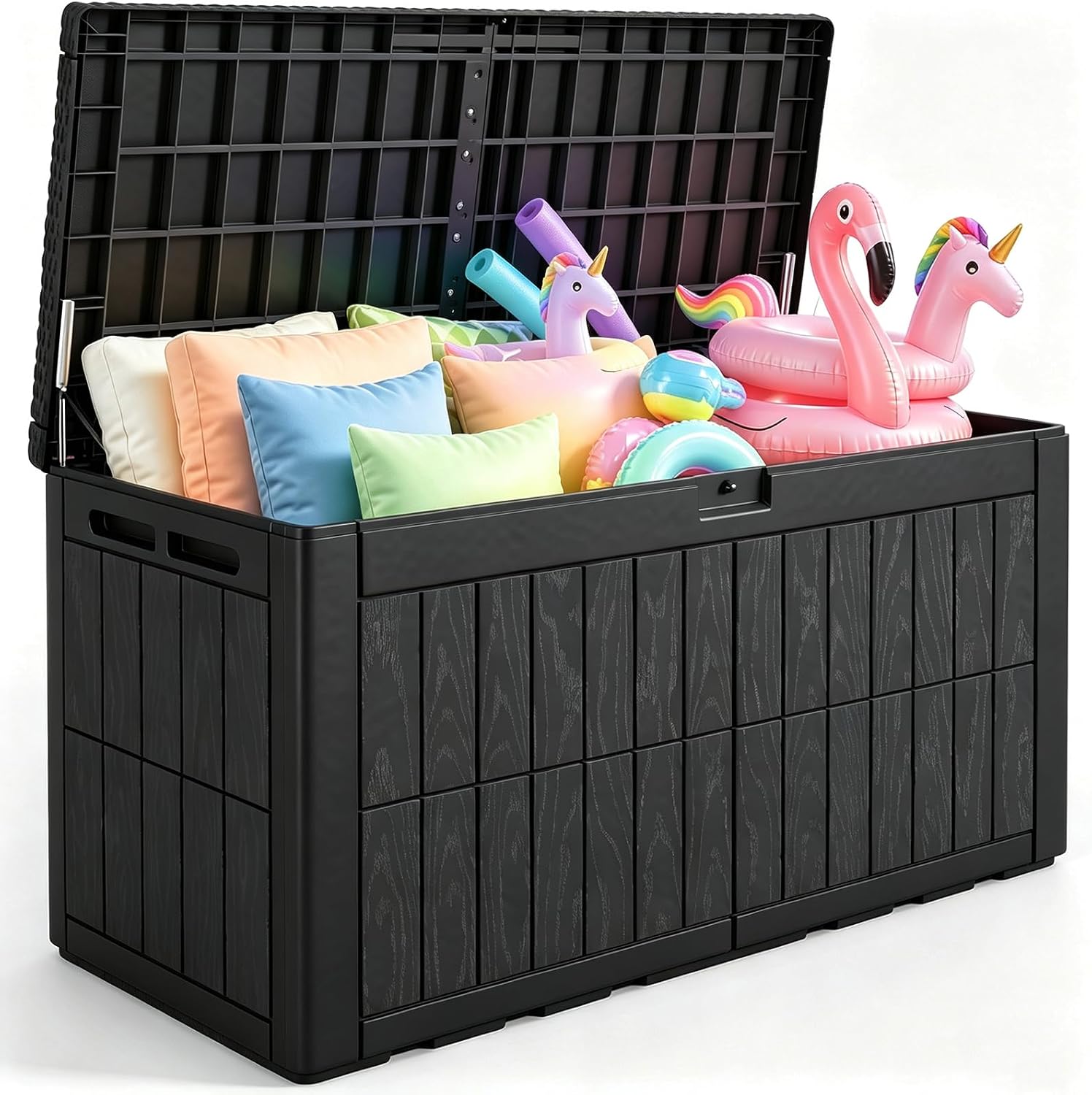 Outdoor Furniture Weatherproof - Contenitore da Esterno Grande da 120