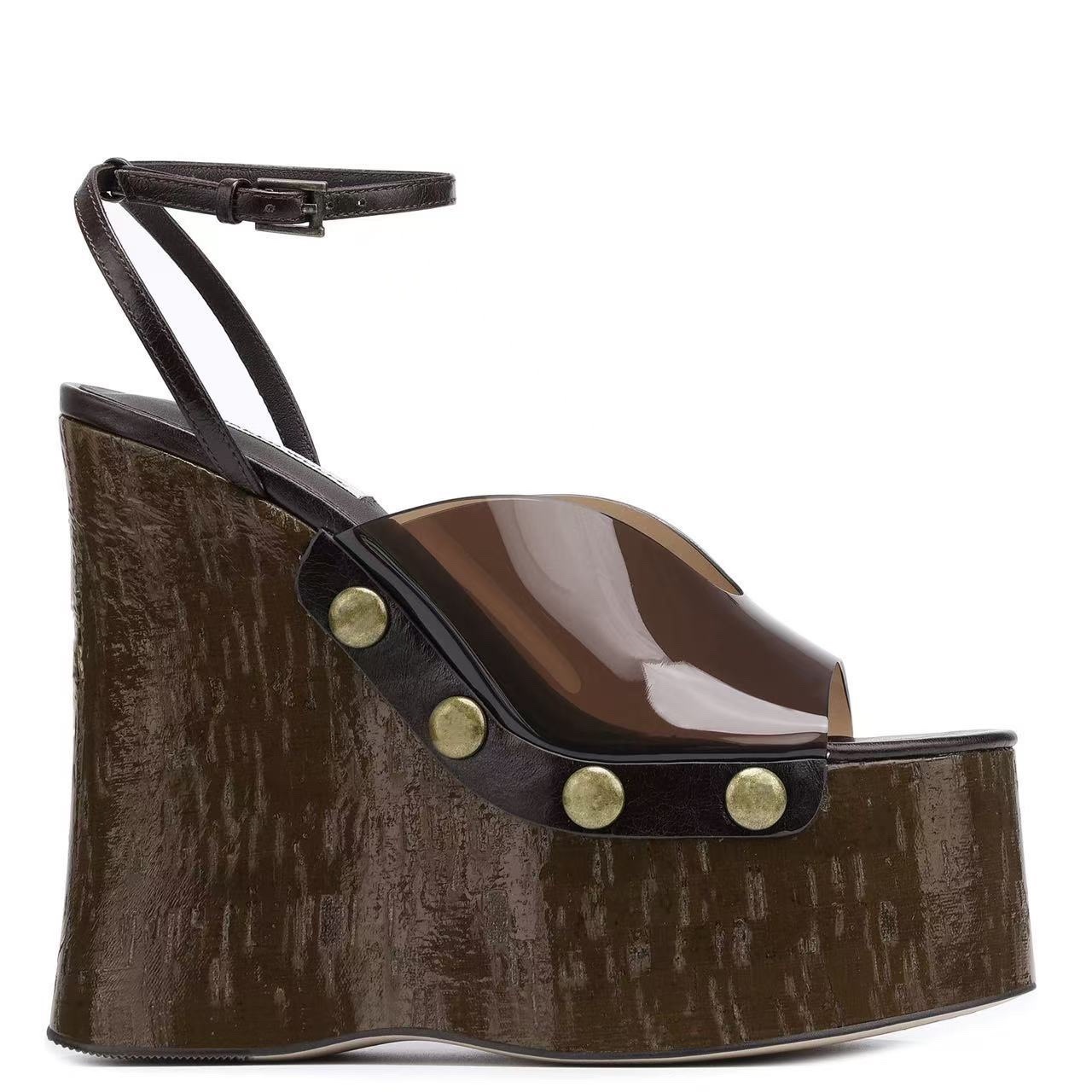 Outdoor Furniture Wooden - Sandali con tacco alto 14 cm