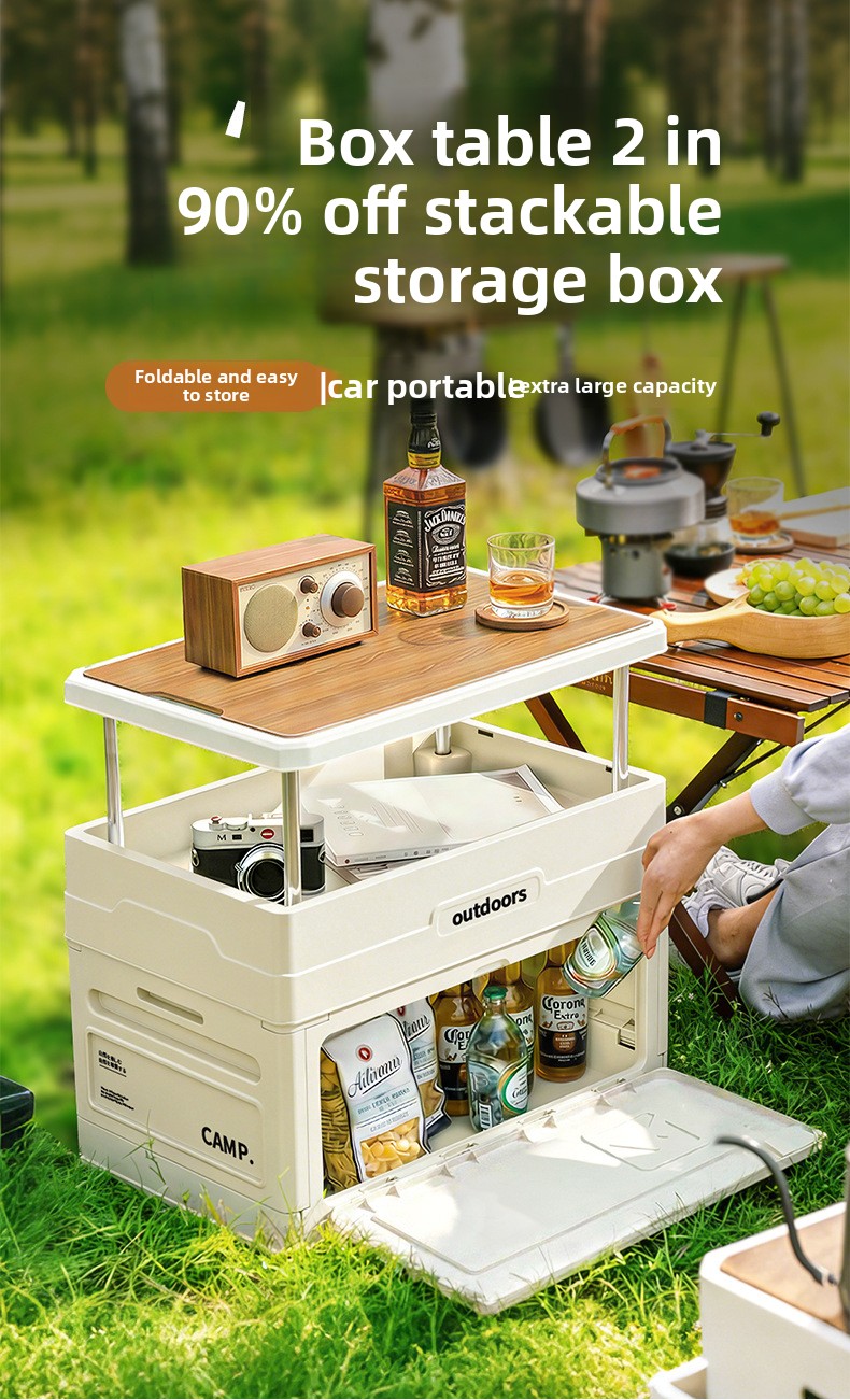 Outdoor Furniture Cheap - Set di Tavolo e Sedie Pieghevoli