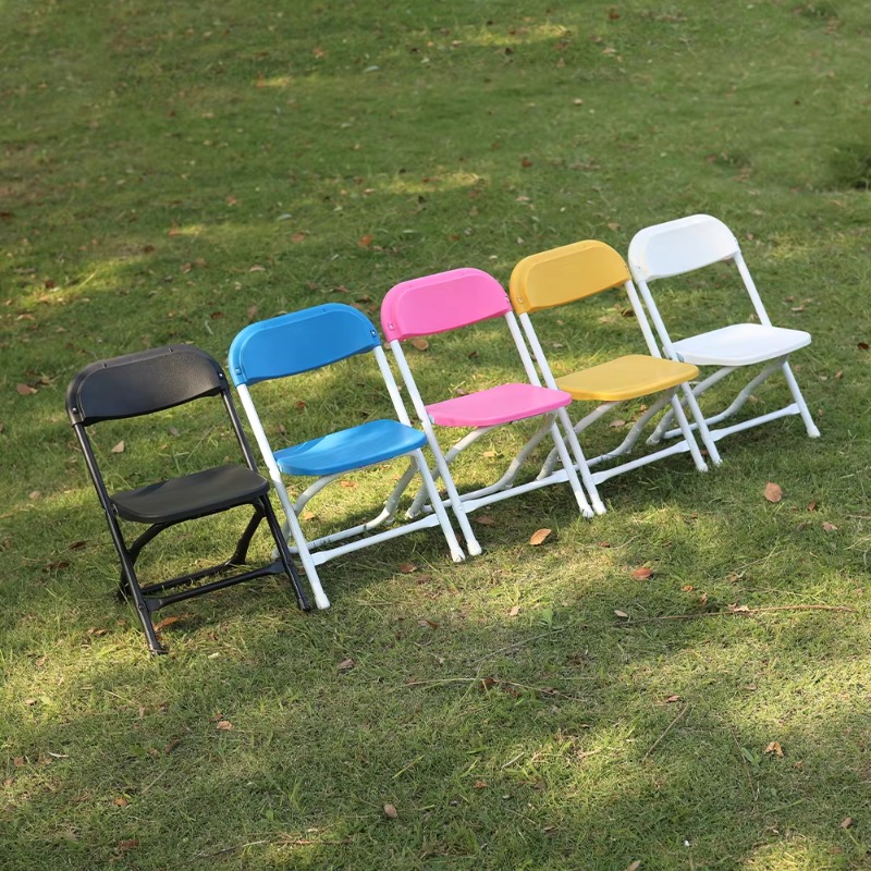 Outdoor Furniture Kids - Sedia Pieghevole in Acciaio e Plastica