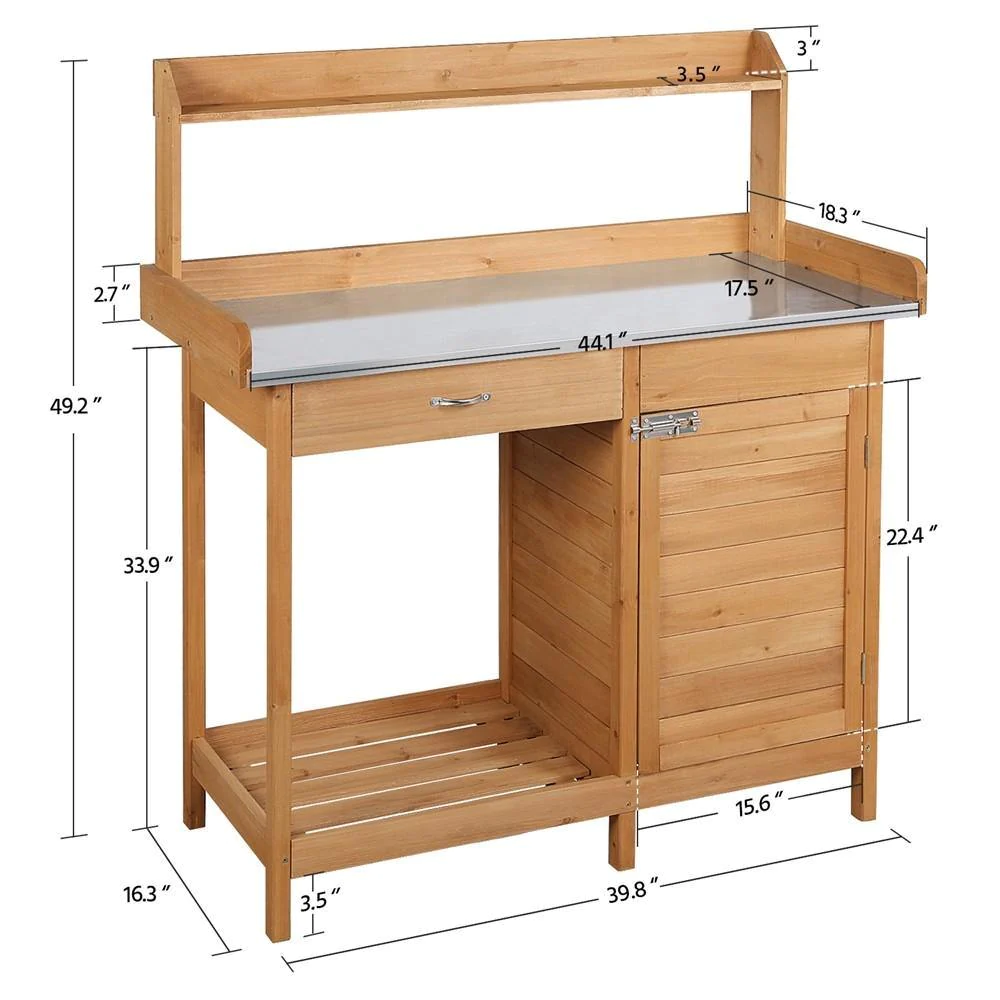 Tavolo da Lavoro in Legno Mass - Outdoor Furniture Wooden recensione e prezzo