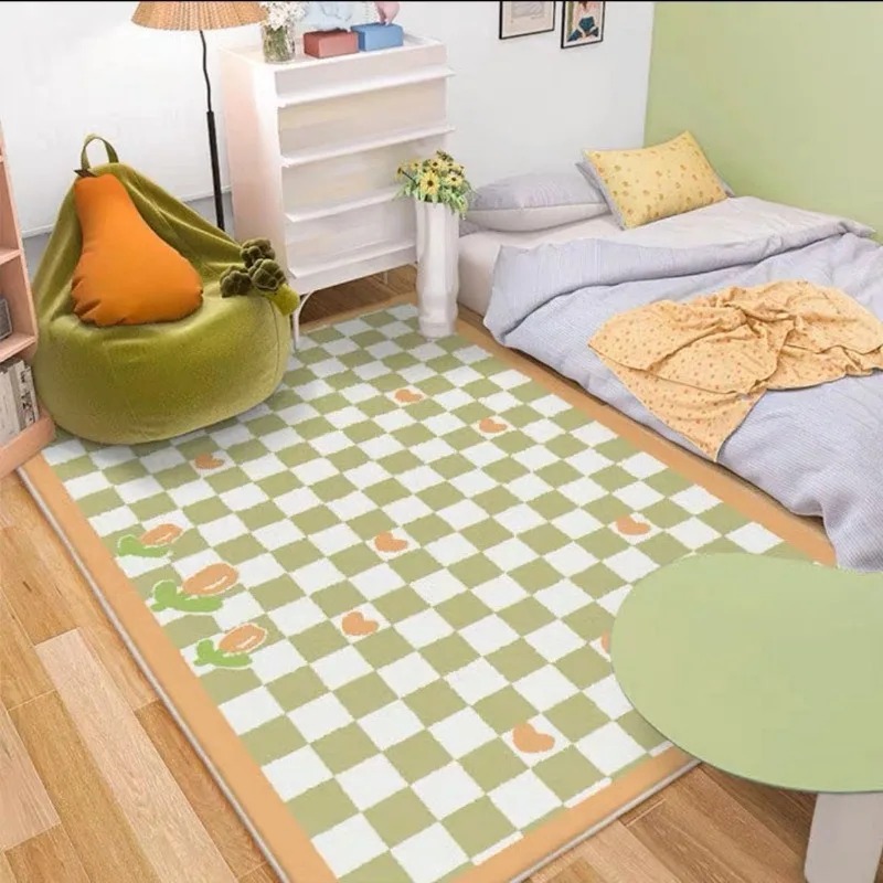 Tappeto da comodino a scacchie - Outdoor Furniture For Cafe recensione e prezzo