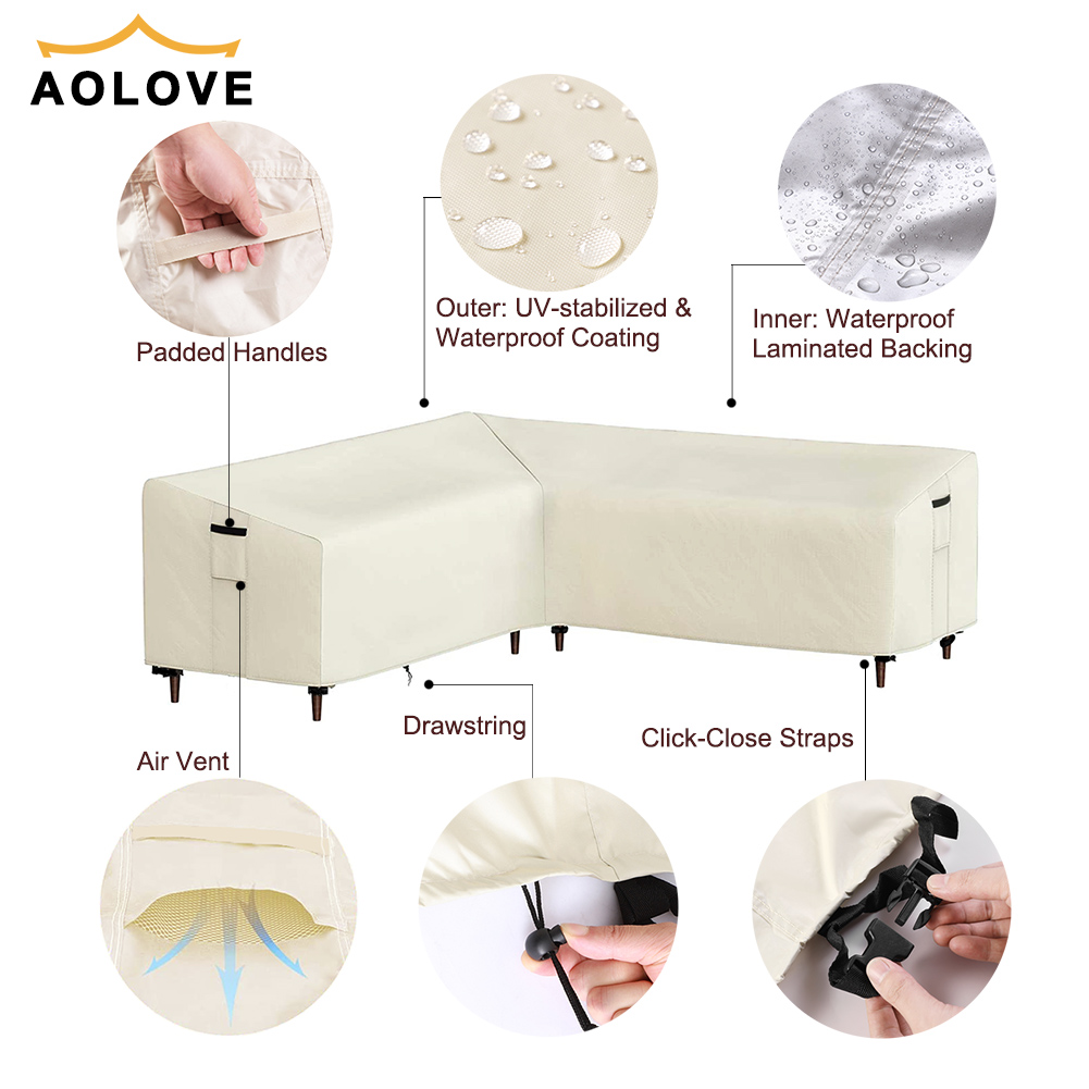 Copridivano angolare beige per - Outdoor Furniture Cover Xl recensione e prezzo