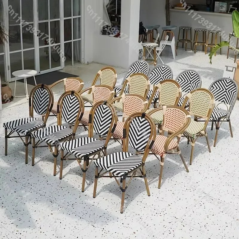 Sedia impilabile in rattan sti - Outdoor Furniture For Cafe recensione e prezzo