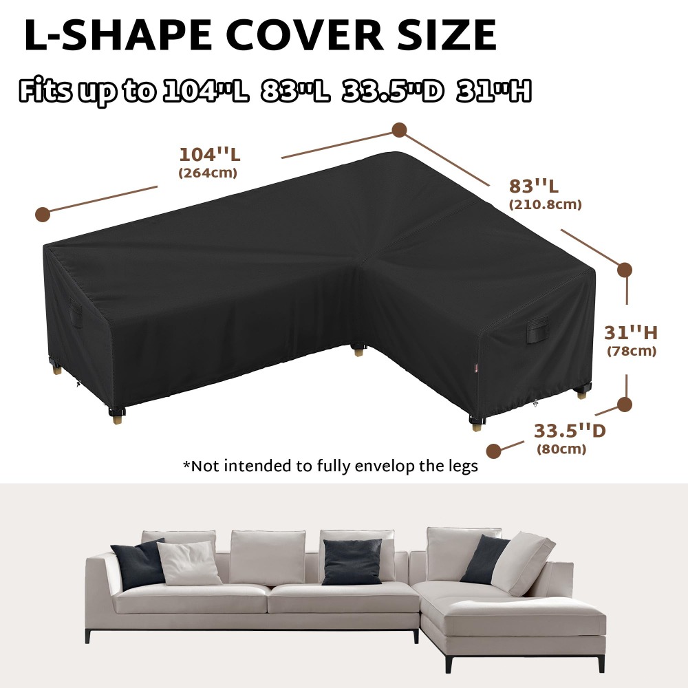 Copertura per Divano a L da Es - Outdoor Furniture Cover Xl recensione e prezzo