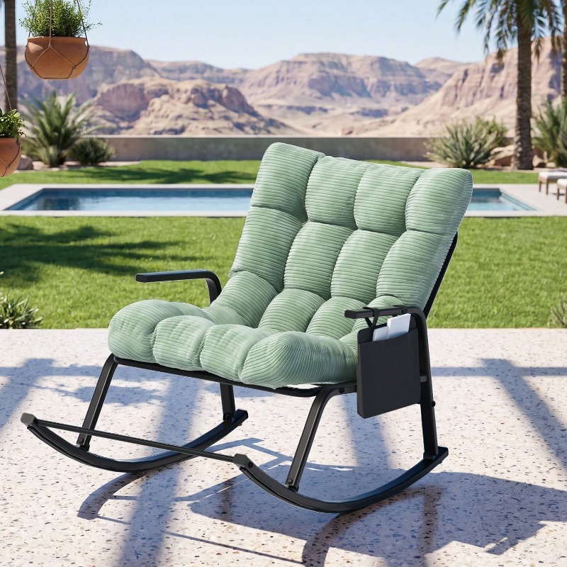 Sedia a dondolo imbottita con  - Outdoor Furniture Without Cushions recensione e prezzo